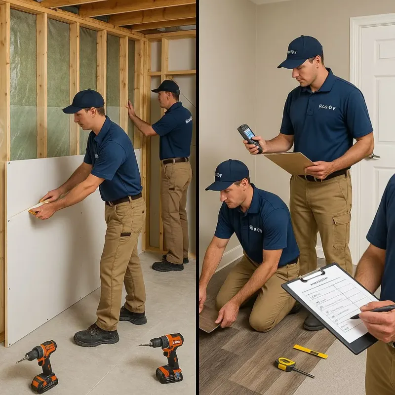 Repairs and Reconstruction process in Highland Heights, KY